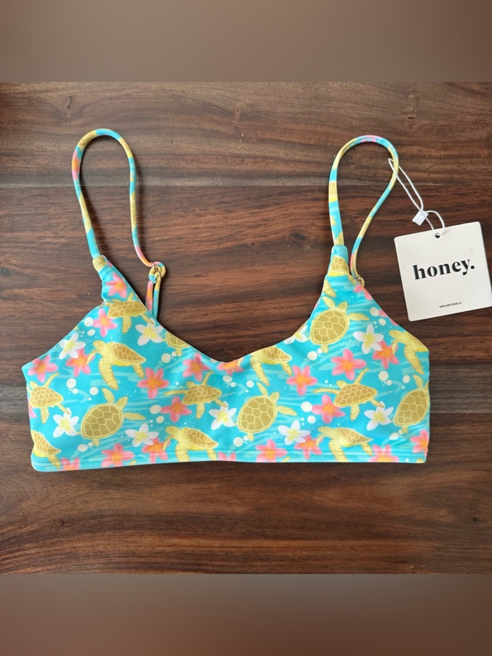 Honey. Swim Sea Turtle Bikini Top